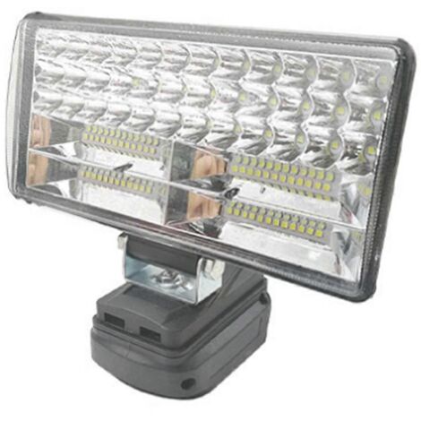 Projecteur LED 8 pouces pour travaux extérieurs, pêche et urgences.