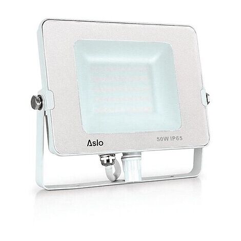 Projecteur LED Aslo 50 W 4000 lm 4000K IP65 blanc - ASLO