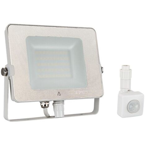 Projecteur LED Aslo à détection 20 W 1400 lm 3000K IP65 noir - ASLO