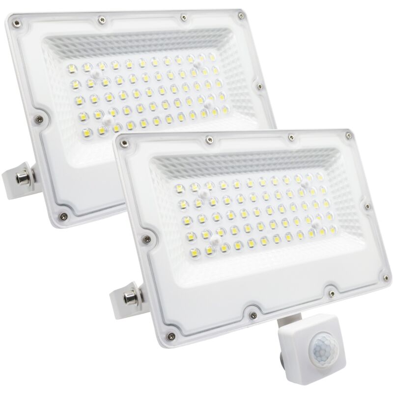 Projecteur led avec capteur de mouvement 20W 2636LM 6500K Lot de 2 u.