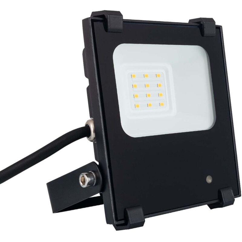 Projecteur LED HE PRO 140lm/W 10W Dimmable IP65 avec Détecteur de Mouvement Radar 3000K Blanc chaud Projecteur LED HE PRO 140lm/W 10W Dimmable IP65 avec Détecteur de Mouvement Radar 3000K Blanc chaud