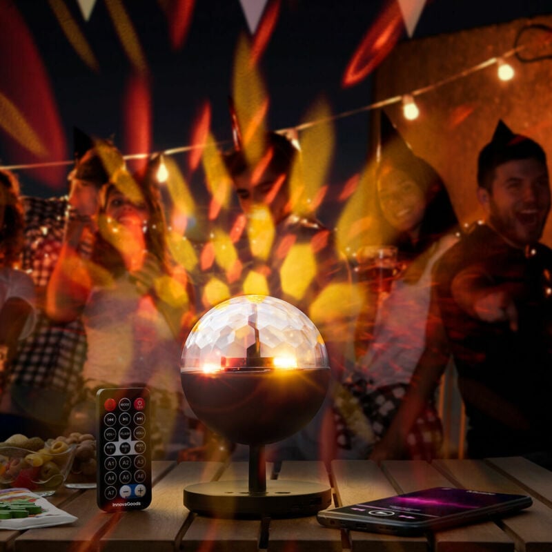 Innovagoods - Projecteur led Rechargeable avec Haut-parleur Istarlyt