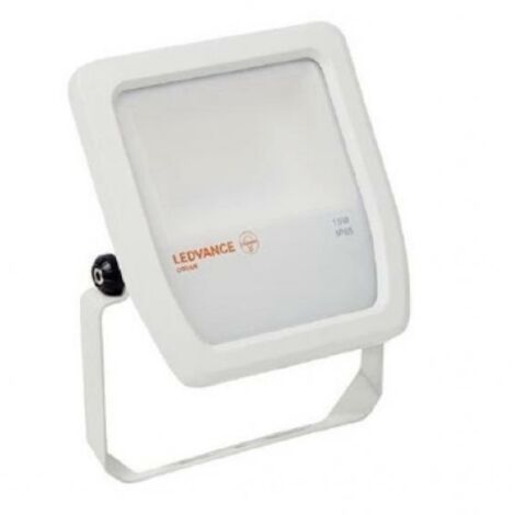 Projecteur LED blanc étanche 10W 3000K 1050lm 230V 125x115x39mm avec patère IP65 OSRAM LEDVANCE 097384