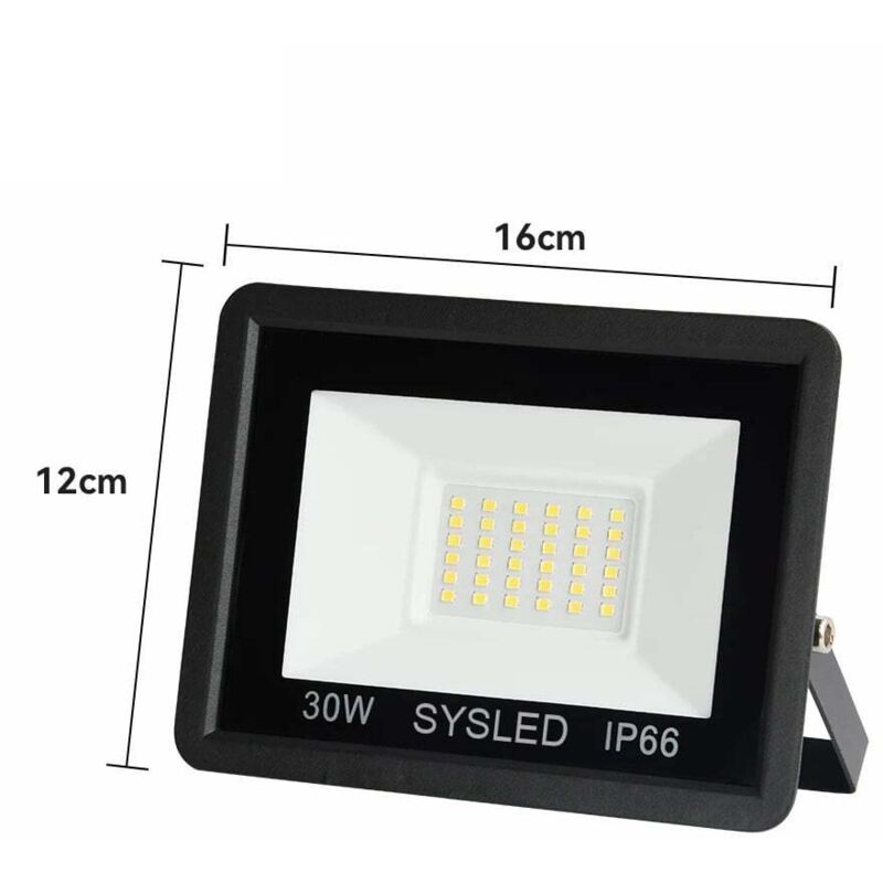Projecteur LED Blanc Froid IP66 étanche intérieur extérieur Puissance Watt: 30W Projecteur LED Blanc Froid IP66 étanche intérieur extérieur Puissance Watt: 30W