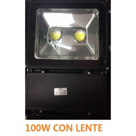 Projecteur Led Cob Giove Ip66 Lentille 100 W Watt Lampe Spot Lumière Froide Froide