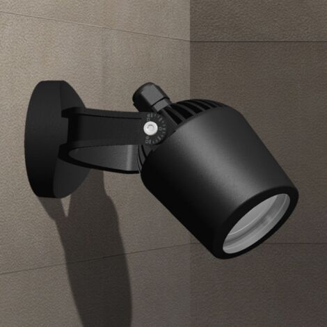 Projecteur led dark light d1m1u1ka-avec piquet-gu10 6w 2700-4000k