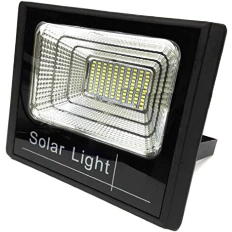 Projecteur LED Dawei avec panneau solaire crA pusculaire 50 W avec tA lA commande 5 mt supports de cA ble et vis pour le montage