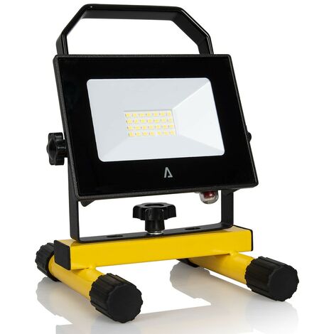 Projecteur LED de chantier rechargeable 10 W 500 lm 6500K IP65 - ASLO