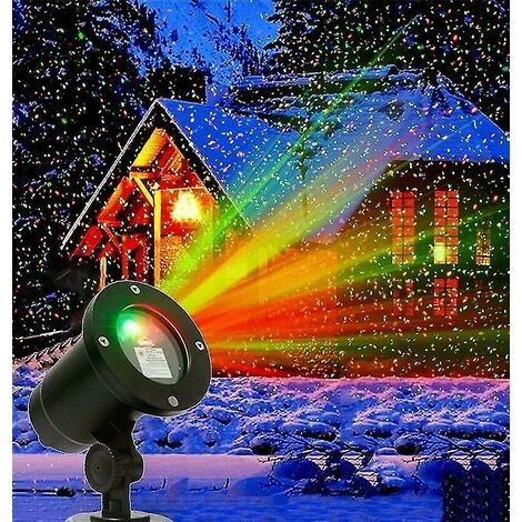 ENSOLEILLE Projecteur LED de Noël Extérieur Paysage Scène Lampe de Noël