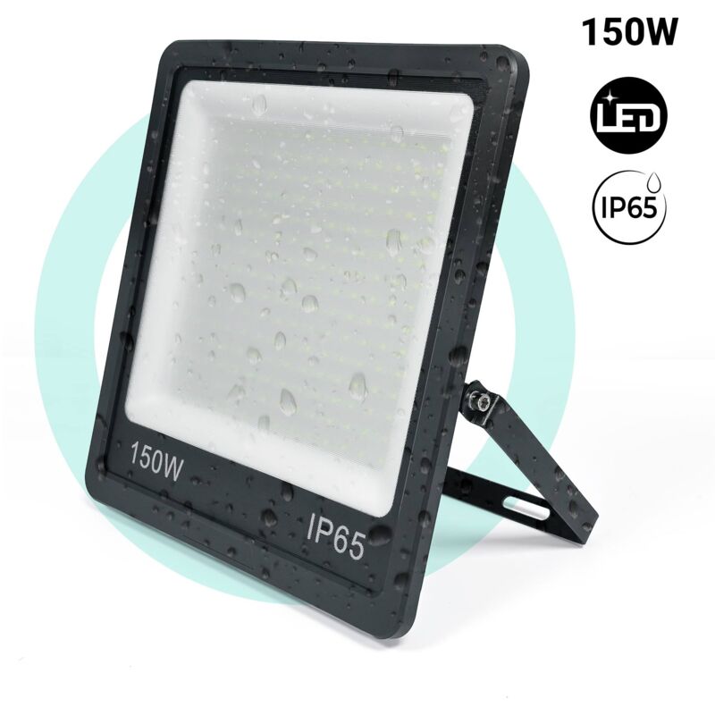 Projecteur led d'extérieur - 150W - Noir - IP65 - 6000K - Blanc Froid Projecteur led d'extérieur - 150W - Noir - IP65 - 6000K - Blanc Froid