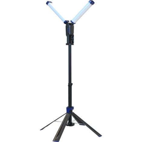 Projecteur Led Double Trépied éclairage Puissant Et Stable Pour Chantiers - Hexakit