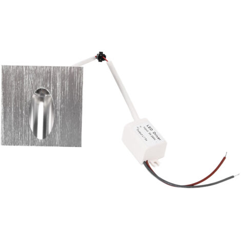 Projecteur LED encastré carré en aluminium étanche, réglable pour allée, perron, escalier - Blanc chaud 85-265V