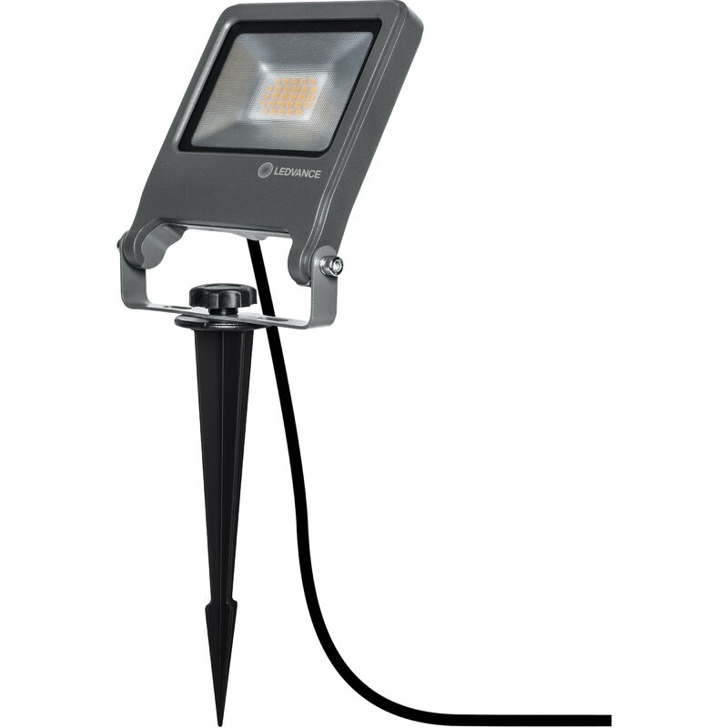 Luminaires led pour le jardin: pour le sol, endura® garden flood / 20 w, 220…240 v, Angle de rayonnement: 120°, Warm White, 3000 k, Matériau: