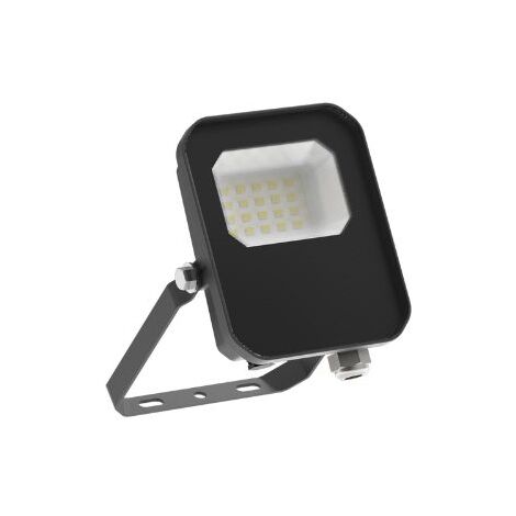 Projecteur LED Extérieur 10W 140lm/W IP65 Gris V1 - 100 deg - Blanc neutre - 4000K