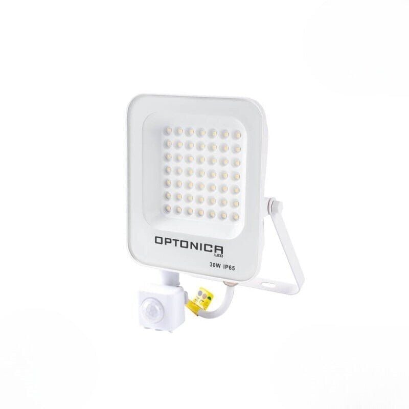 Projecteur led Extérieur 30W IP65 blanc avec Détecteur de Mouvem
