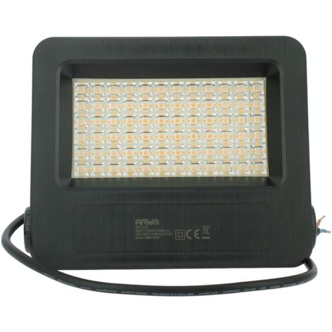 ARUM LIGHTING Projecteur LED Extérieur 50W IP65 4500 Lumens STRONG Température de Couleur: Blanc Froid 6000K