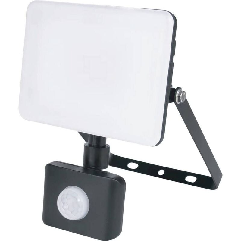 Projecteur led extérieur avec détecteur de mouvements Müller-Licht Orlando 21600070 10 w blanc neutre