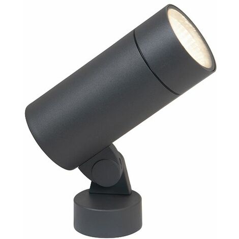 Projecteur LED Extérieur D80 15W IP65 32° Graphite ZAMBELIS - 32 ° - Blanc chaud - 3000K