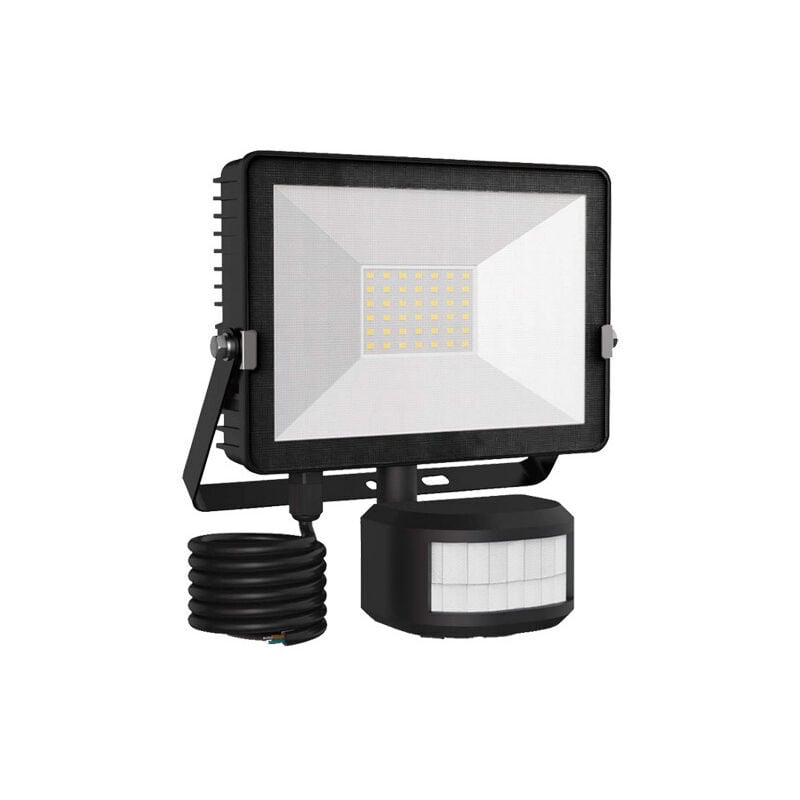 Projecteur led Extérieur Détecteur de Mouvement Spot led Extérieur Détecteur 6500K Blanc Froid, Lumière de Sécurité [Classe énergétique ]