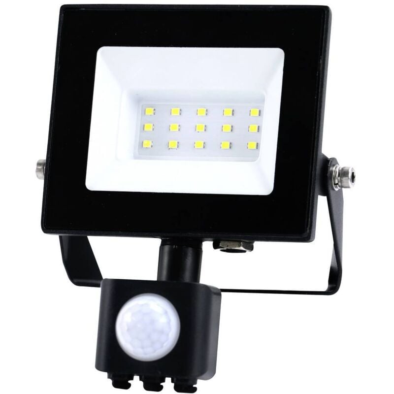 Projecteur LED extérieur Heitronic BOLTON 2.0 VO-501415 10 W blanc chaud