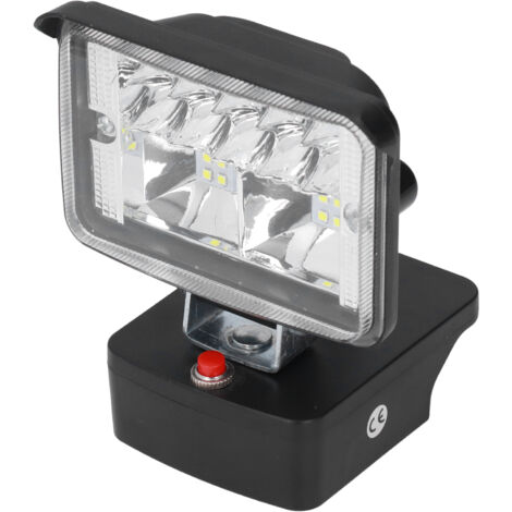Projecteur LED Extérieur HITACHI 18V, Lumière de Travail Puissante pour Sécurité et Chantier
