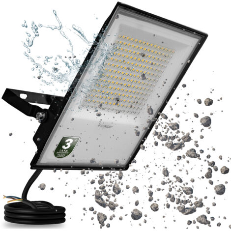 Projecteur LED extérieur lumineux et étanche 150 W 16 500 lm 4 000 K LUMILED