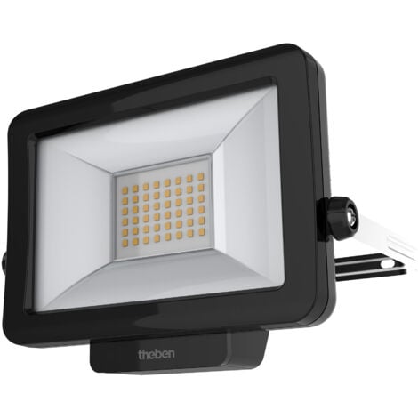 Projecteur LED extérieur theLeda B20L BK 20W 3000K IP65 noir - Theben