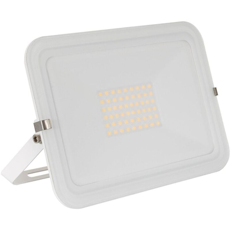 Projecteur led Extra-Plat Crystal 120lm/W IP65 50W Blanc 3000K Blanc chaud