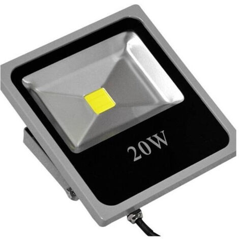 Projecteur Led Fin, Lumière Chaude, Haute Luminosité, 10 W, 20 W, 30 W, 50 W, 80 W, 100 W, Ip66        20 Watts