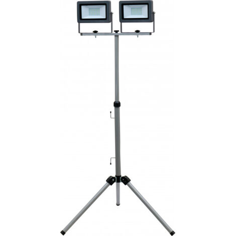 Projecteur LED FLARE 2x 20 W avec trepied IP65