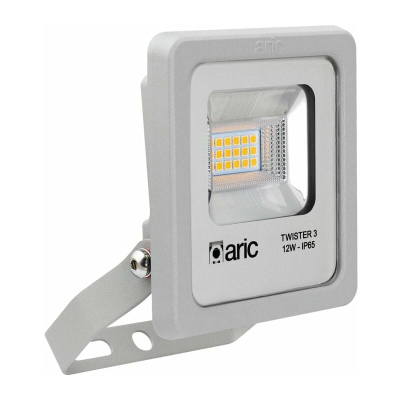 Aric - Projecteur led Twister 3 - 12 w - 1450 lm - 3000 k - IP65 - IK08