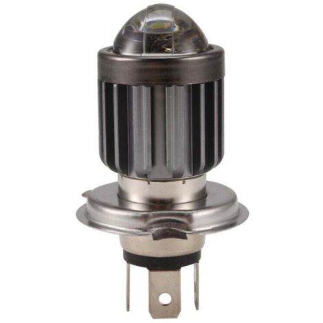 Projecteur LED H4 Phare Modifié Moto Ampoule Compacte Accessoires Intégrés Bicolores