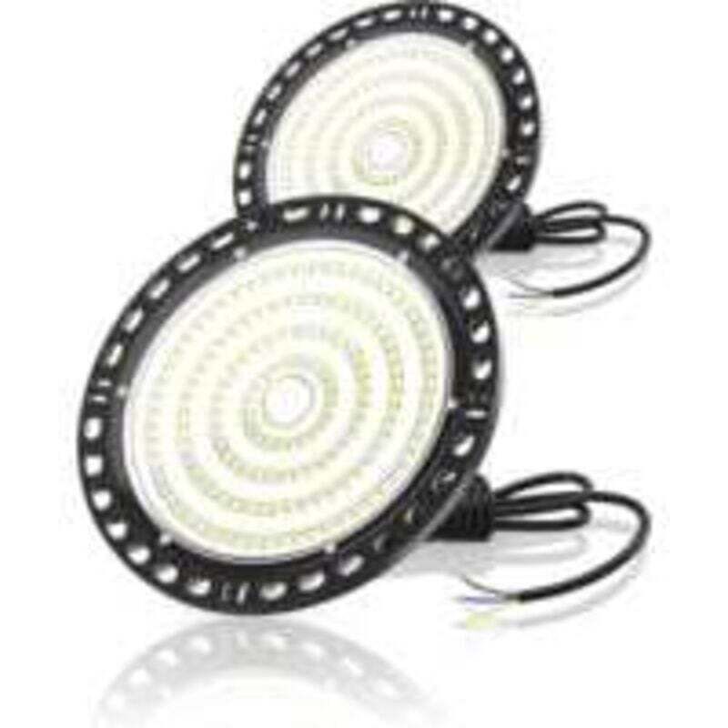 Projecteur LED Industriel 6500K IP65 pour Atelier Garage Entrepôt Salle de Sport Ortviai