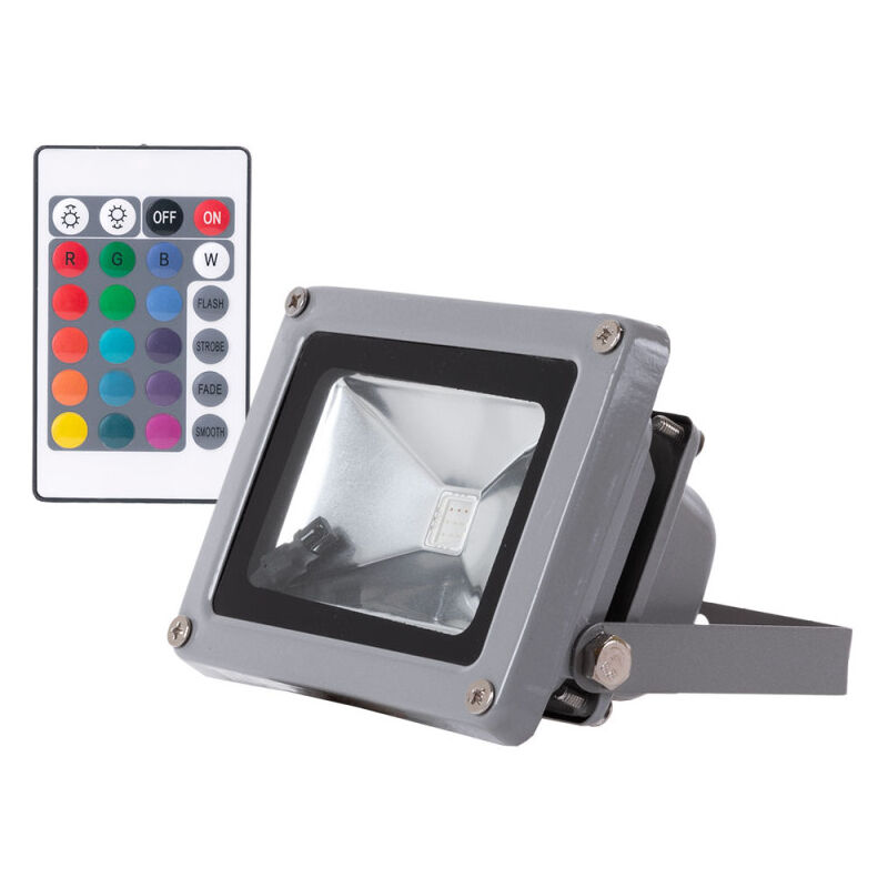 Projecteur led Spot 10W 800Lm IP65 rgb 40 000H [JWSFL10RGB]