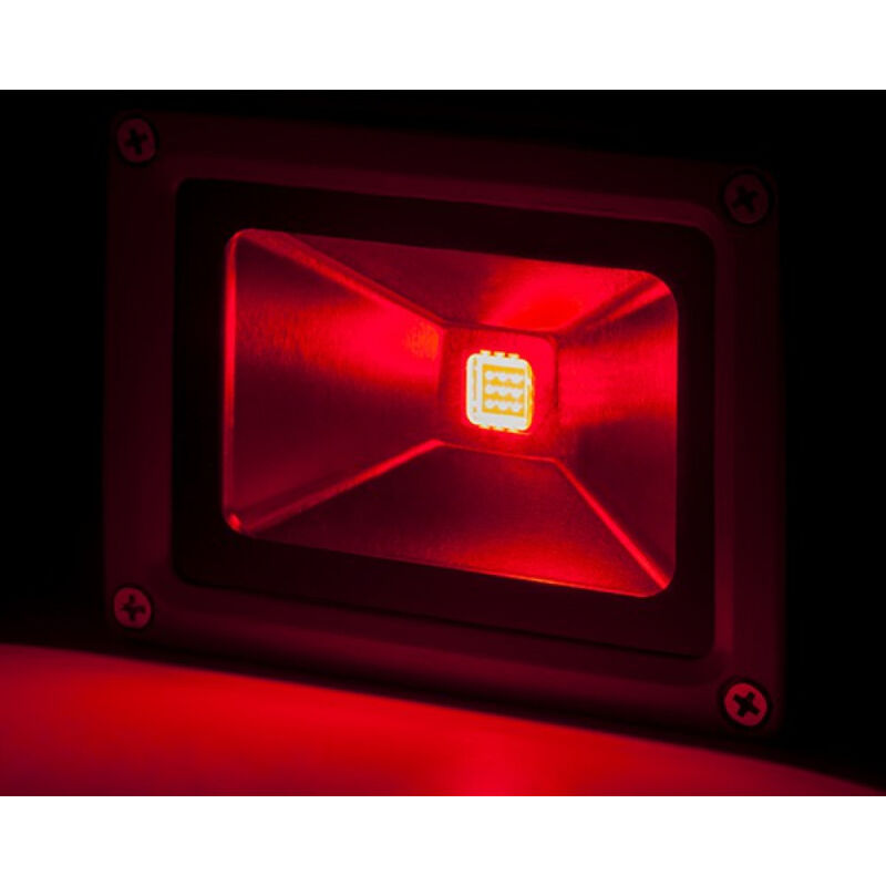 Projecteur led Spot 10W 850Lm IP65 Brico Rouge 40 000H [BQFS11510-R]
