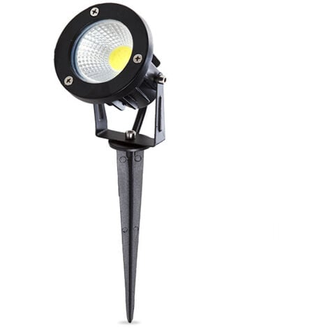 Projecteur LED Jardins 7W 630Lm 6000ºK   Épinglecho 50.000H [SL-CPDC09-7W-CW]