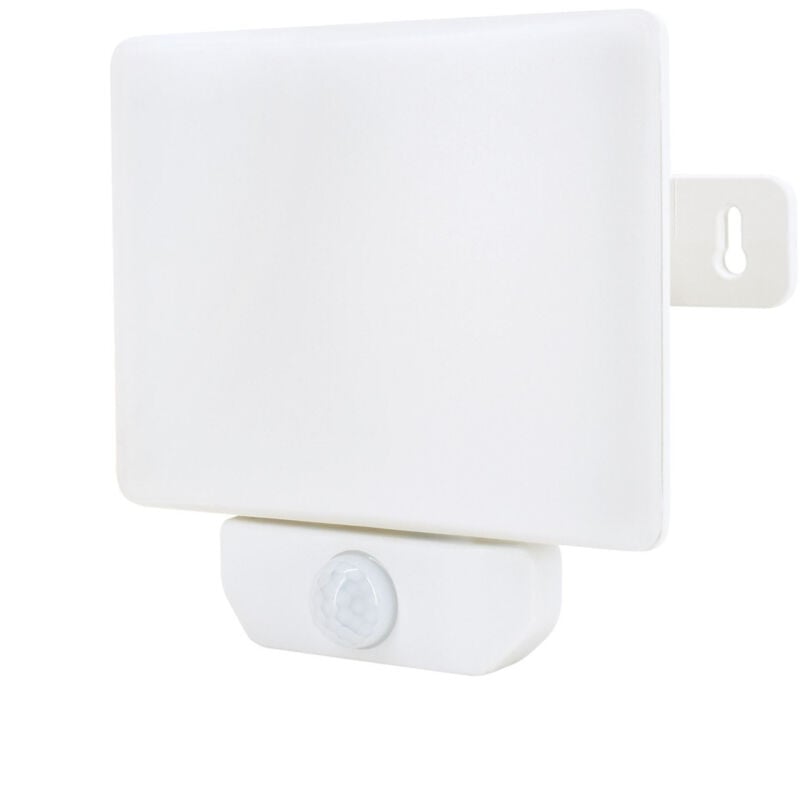 Projecteur led lfx 30W - Blanc Naturel 4000K - 2700 Lumens - IP65 - Détecteur pir - Blanc
