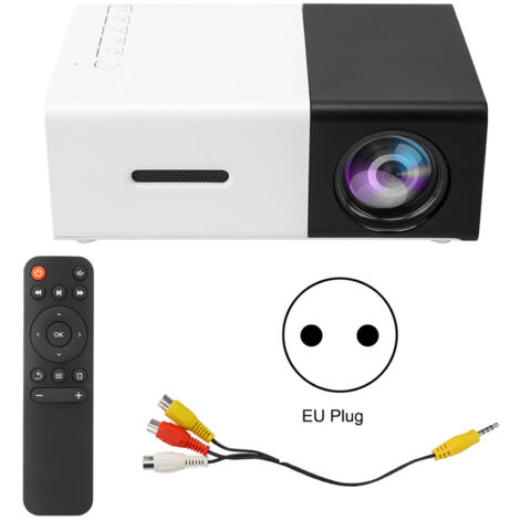 Projecteur LED Mini Portable YG300 avec Interface Multifonction pour Films 110-240V EU