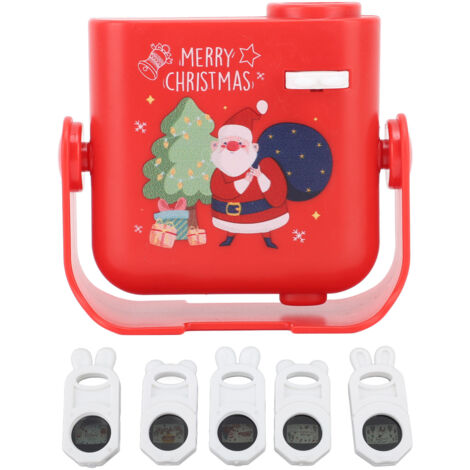 Projecteur LED Noël Enfants avec 5 Diapositives - Décoration Lumineuse Ambiance Fêtes