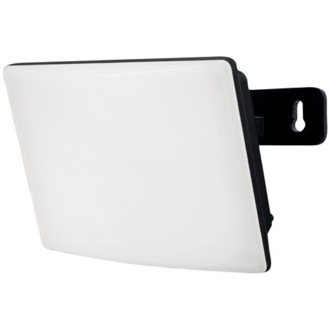 Projecteur LED Noir 20W, 1690 lumens, IP65, 4000K blanc-neutre, éclairage écran 100%, connecteur rapide, fixation orientable, garantie 5 ans - Tibelec