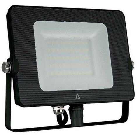 Projecteur LED NOIR 20W SMD 1600Lm Blanc chaud 3000K 230V Extérieur/Intérieur IP65 ASLO