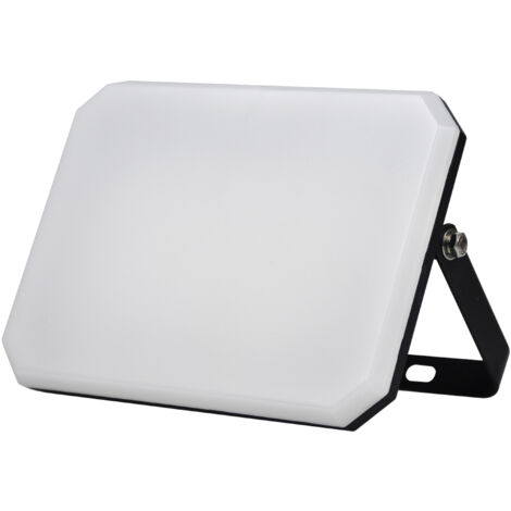 Projecteur LED Noir 230V 30W 4000K Couvercle Laiteux 3000lm 140x100x25,7 mm