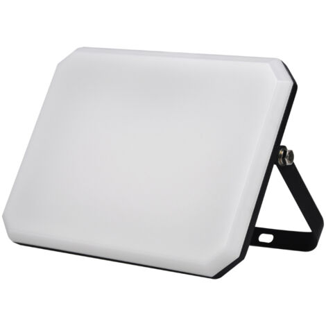 Projecteur LED Noir 230V 50W 4000K Couverture Laiteux 5000lm 175x125x27,5 mm