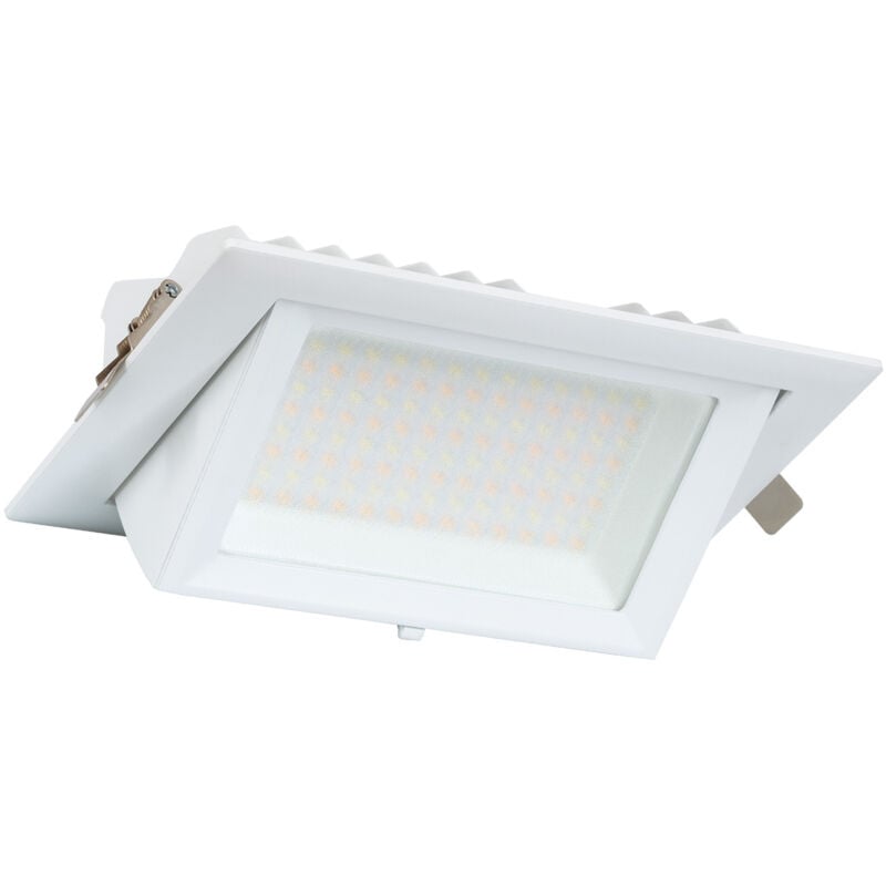 Spot Downlight led 20W Rectangulaire Orientable 130 lm/W lifud Coupe 210x125 mm 4000K Blanc neutre