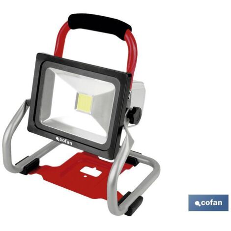 Projecteur Led Portable Avec Batterie Li-Ion 18v 20w