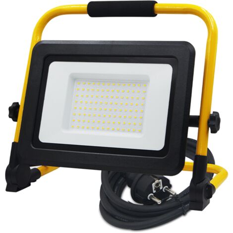 Projecteur LED portatif sur pied 100W 8500lm IP65