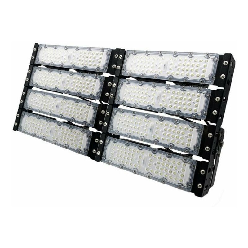 Silumen - Projecteur led Puissant Industriel 400W IP65 Noir