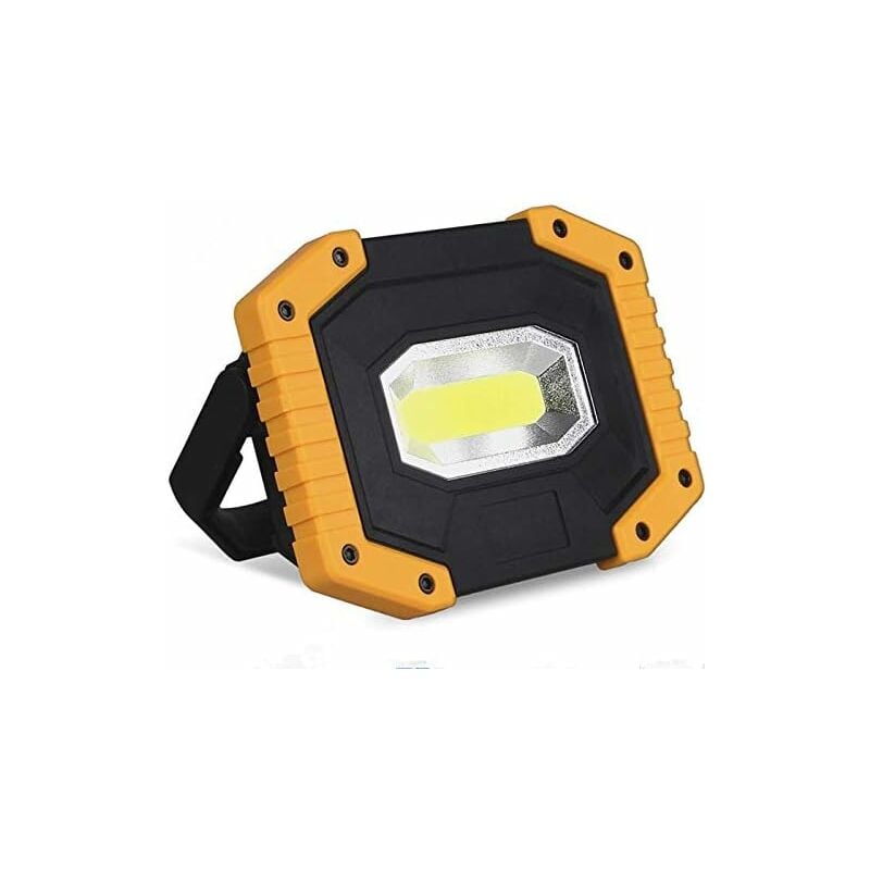 Projecteur led Rechargeable 30W 2000LM Projecteur Chantier Lumière de Travail 3 Modes Lanterne Portable Projecteur led usb pour Camping, Chantier,