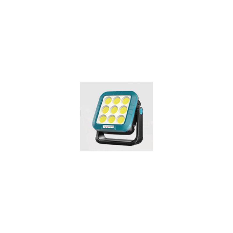 Projecteur LED Rechargeable 40W, Projecteur LED Chantier 2000LM Lampe de Chantier avec 6modes d'éclairage, 5400mAh Lampe de Travail Rechargeable