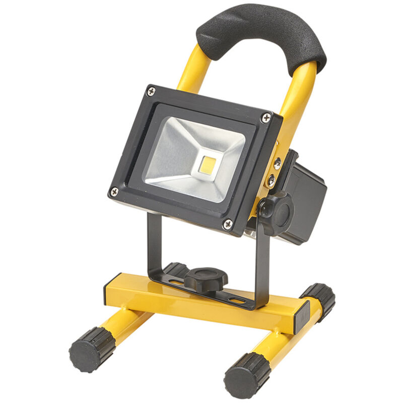 Foco Led Recargable 20 Watt. Luz Blanca 4000º k ip 65 600 Lumenes Con Asa de Transporte